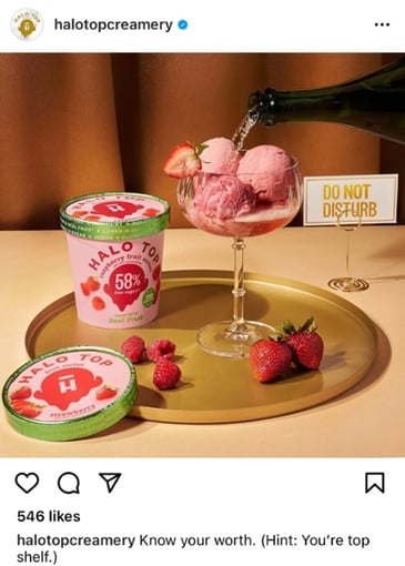 halo top instagram post