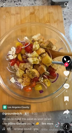 recipe food and video tiktok