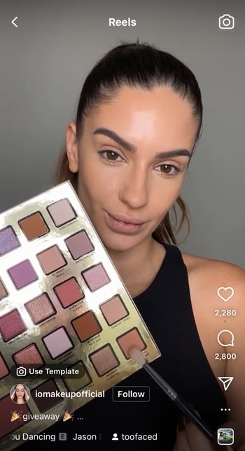 makeup giveaway on instagram