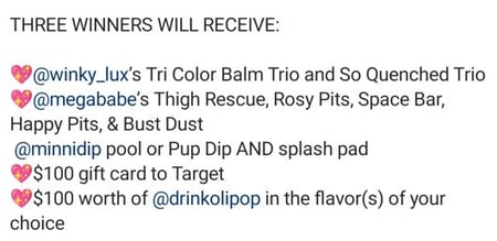 Olipop Instagram Giveaway Prize Example