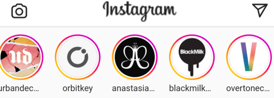 instagram stories feed icons