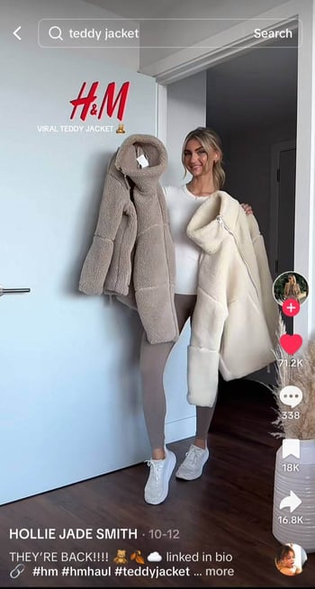 fashion creator profile on tiktok