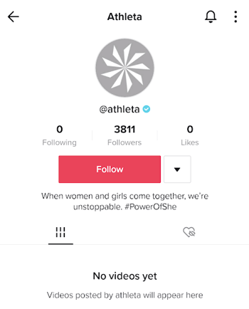 athleta tiktok bio