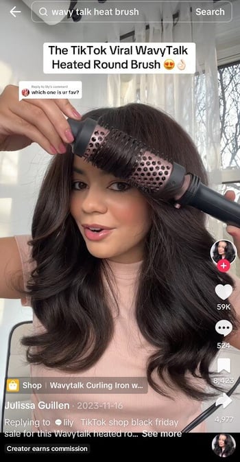 TikTok Shop black friday example