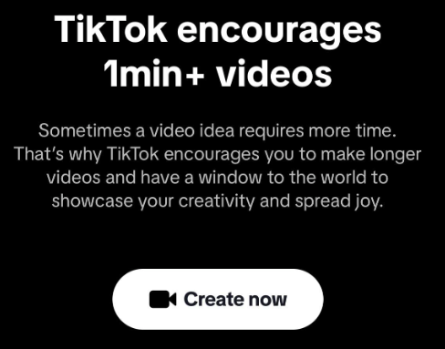 tiktok prompt for longer videos