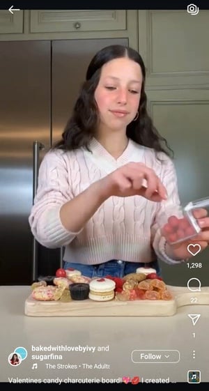 sugarfina reel on instagram