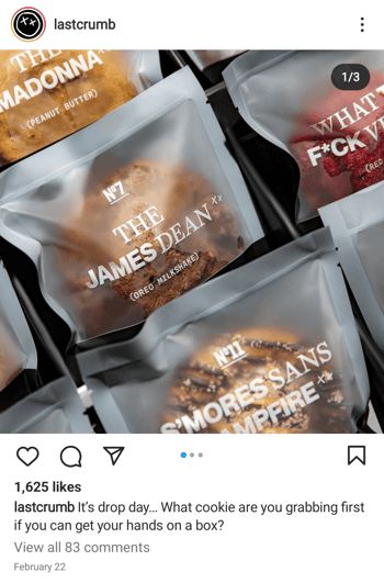 last crumb brand instagram post