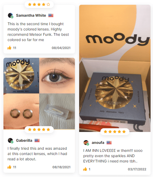 moody ugc on product pages