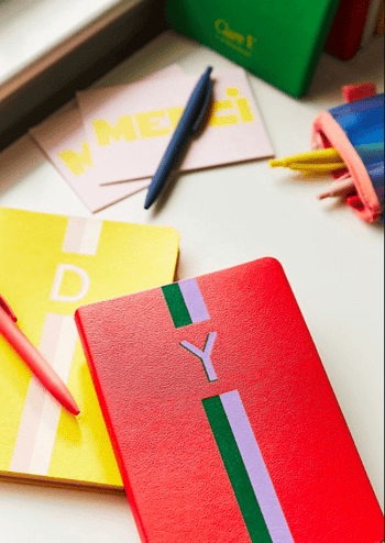 Clare V. Anthropologie monogram journal