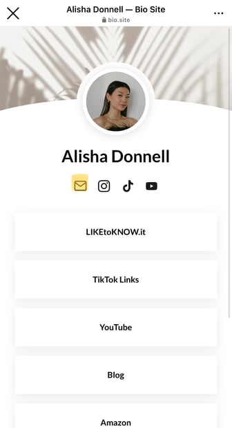 tiktok influencer contact information