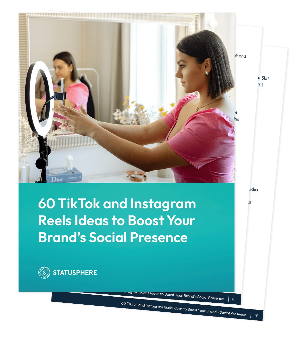 E-Book_60 TikTok and Instagram Reels Ideas to Boost Your Brand_s Social Presence_3DCover