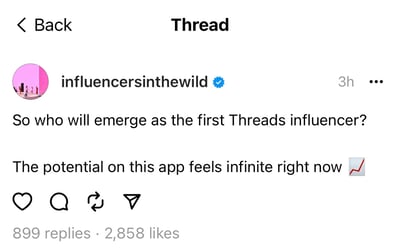 influencer marketing on instagram threads