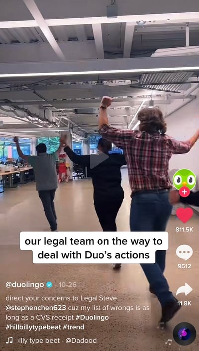 duolingo tiktok video