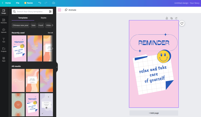 Canva image builder example