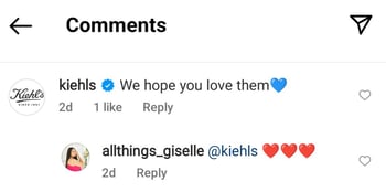 kiehls gifted comment