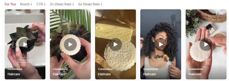 influencer ad examples from TikTok