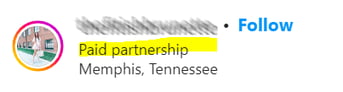 paid partnership label