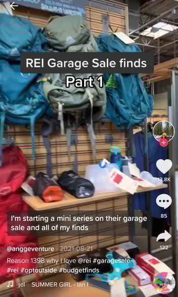 rei tiktok example