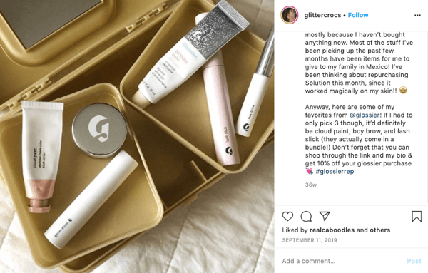 glossier