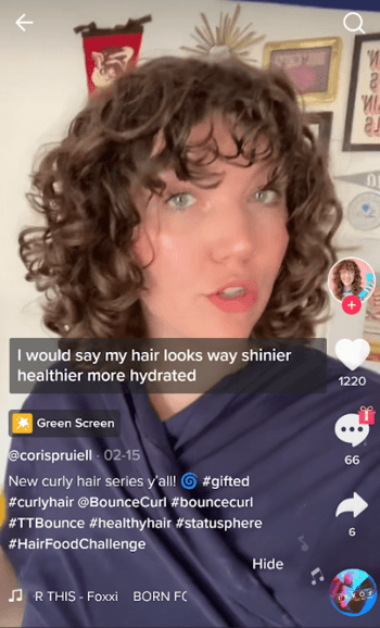 basics of benefits of using tiktok for business bounce curl 1
