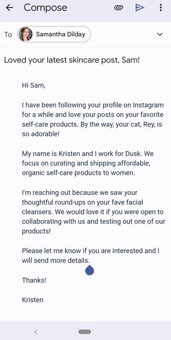6 Email and Instagram DM Templates for Influencer Outreach