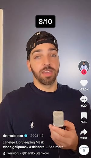 laneige lip sleeping mask review on tiktok