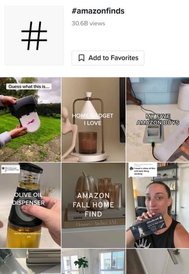 #amazonfinds on tiktok