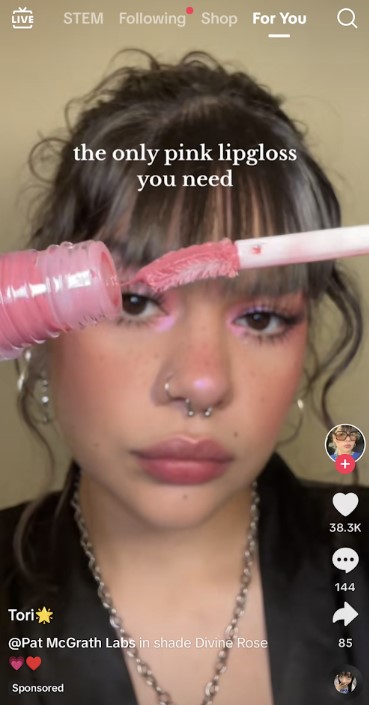 example of high-performing tiktok advertising in action
