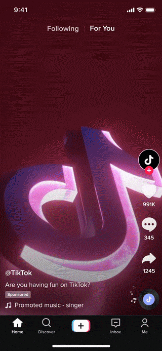 TikTok spark ads example