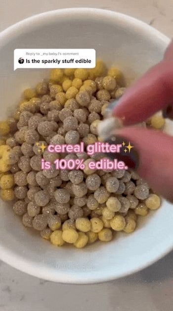 cereal glitter example