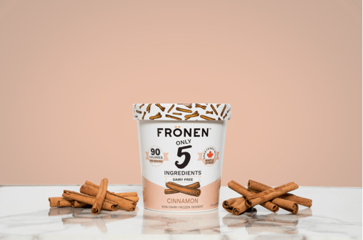 fronen ice cream non dairy cinnamon