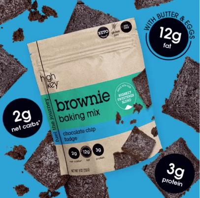 high key brownie baking mix keto