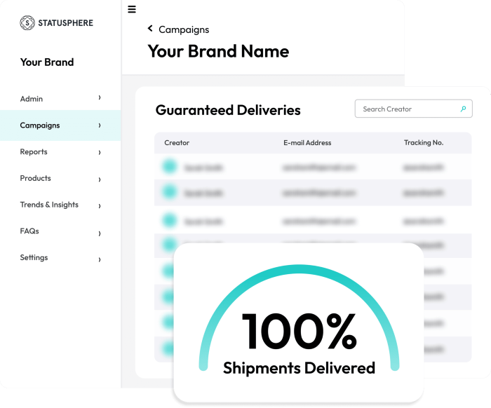 seeding shipments statusphere