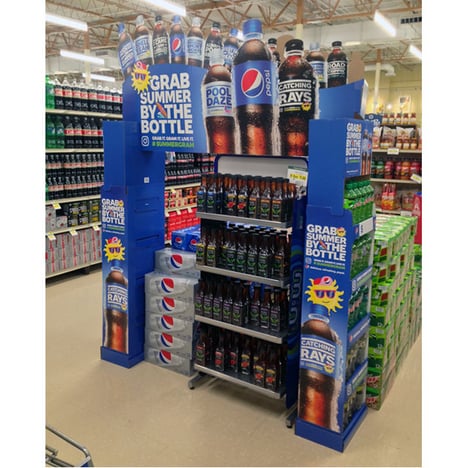 pepsi summer end cap