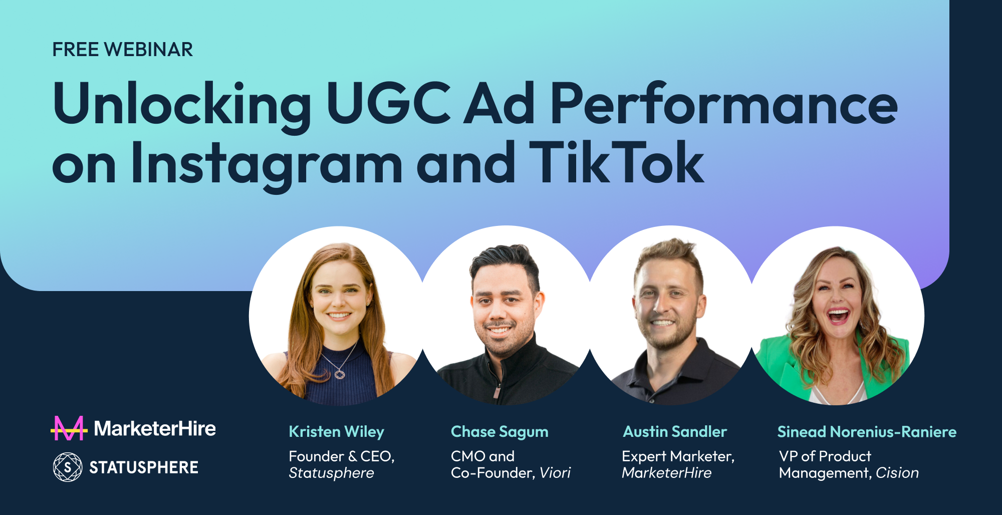 Live Panel: Unlocking UGC Ad Performance on Instagram and TikTok